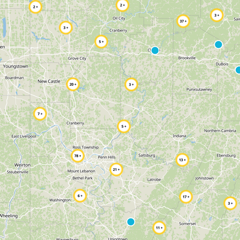 Butler County Static Map