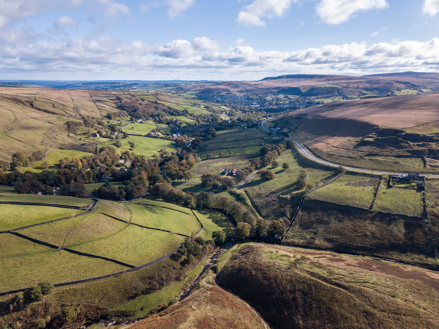 An image depicting the trail Great Bradfield Loop from Panfield and its surrounding area.