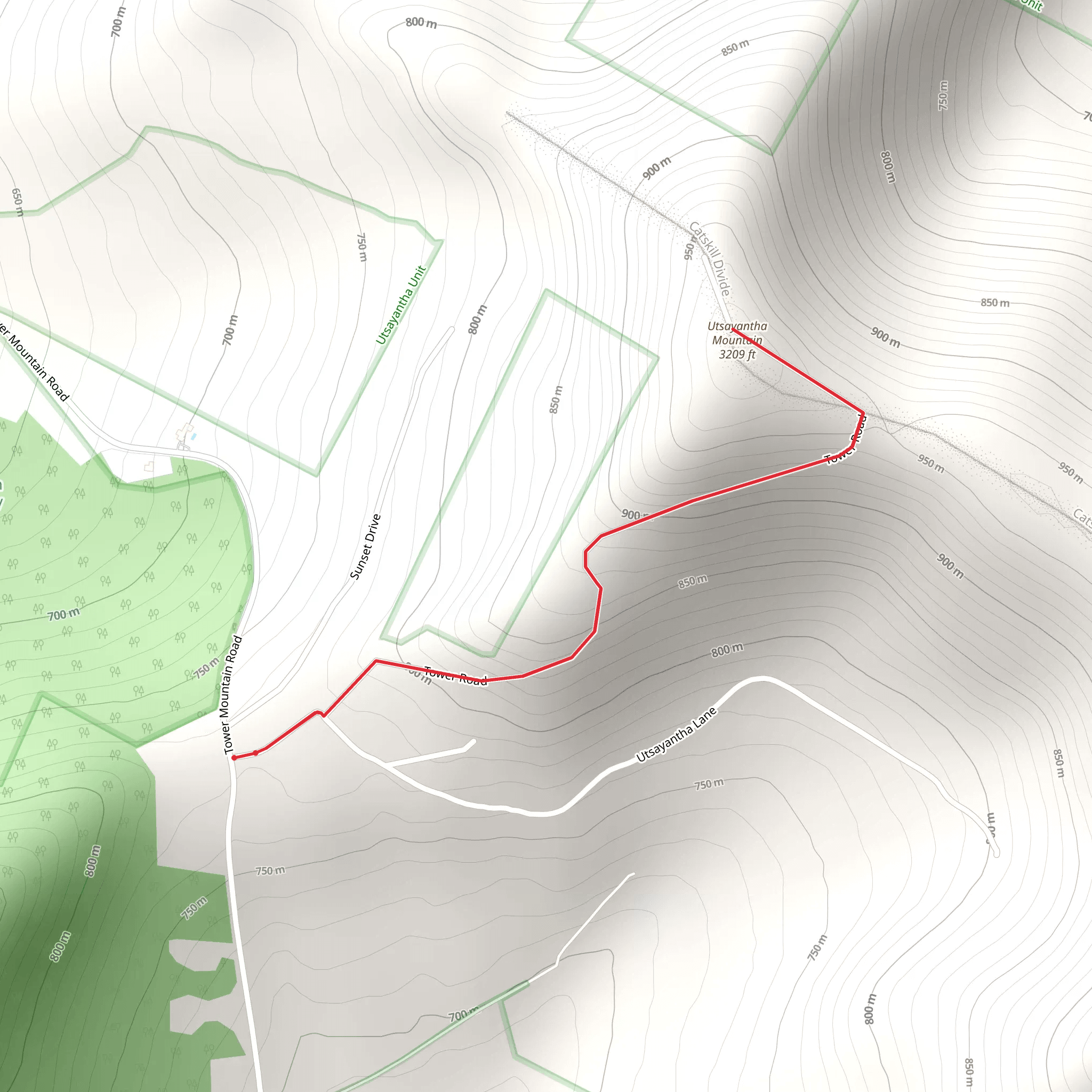 Utsayantha Mountain mobile static map