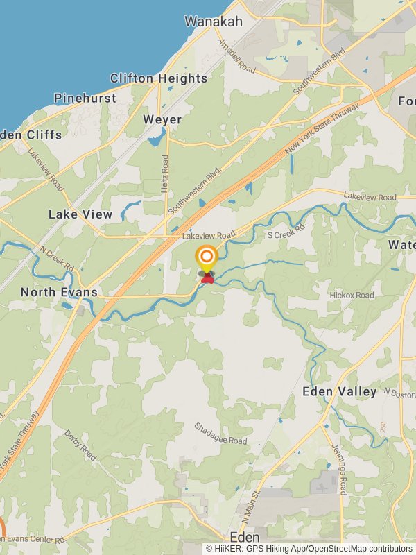Eigthteen Mile Creek Loop mobile static map