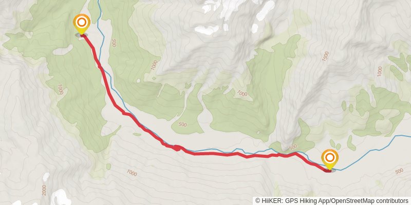 French Ridge Track stage 1 Map