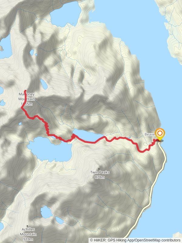 Lower Silvis Lake and Mahoney Mountain via Deer Mt - Mahoney Mt Spur Trail