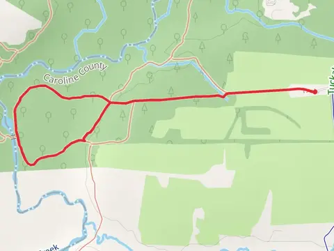 Tuckahoe Valley Loop via Tuckahoe Office Spur Trail