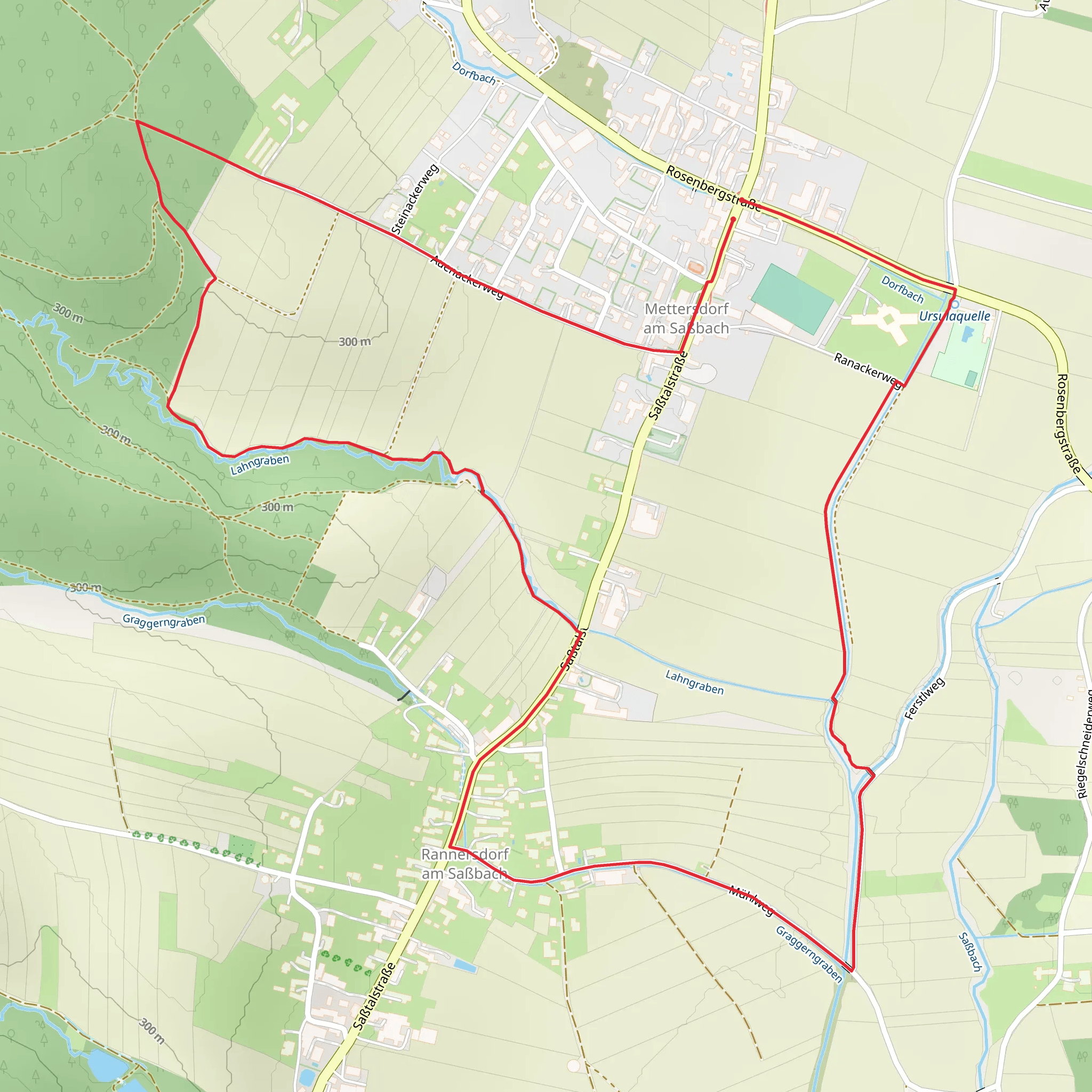 Sarossa Kren-Erlebnisweg mobile static map