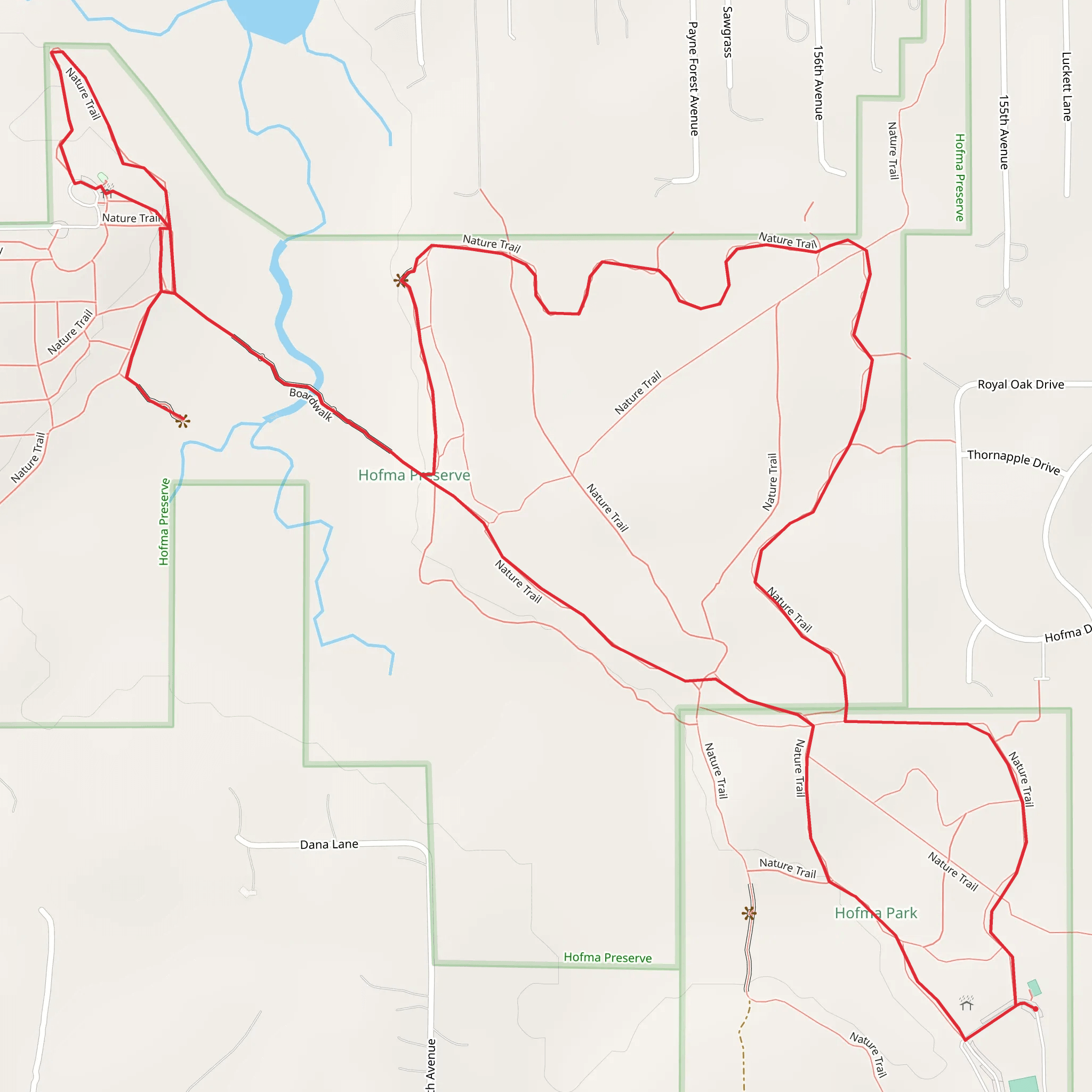 Hofma Preserve Loop mobile static map