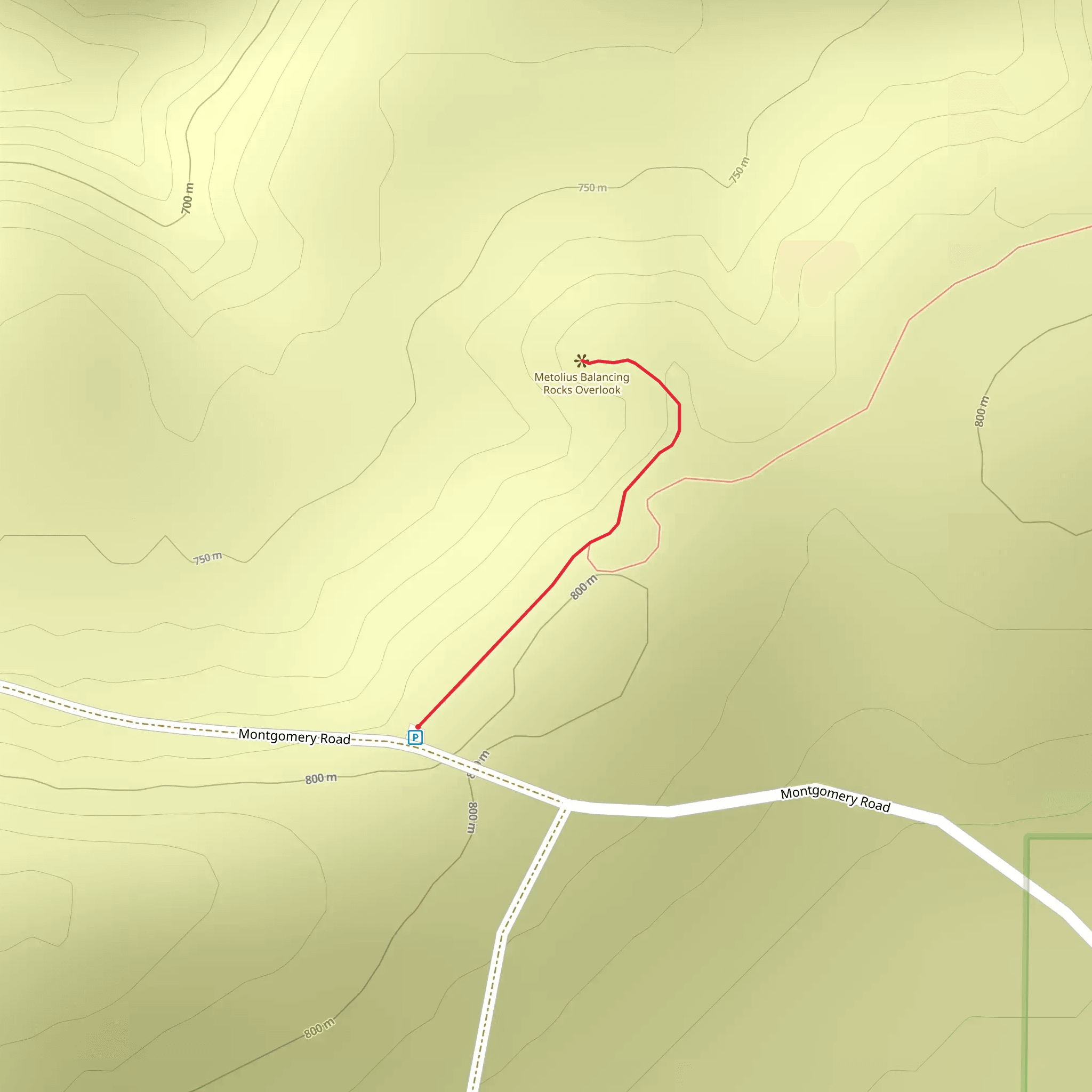 Montgomery Road mobile static map