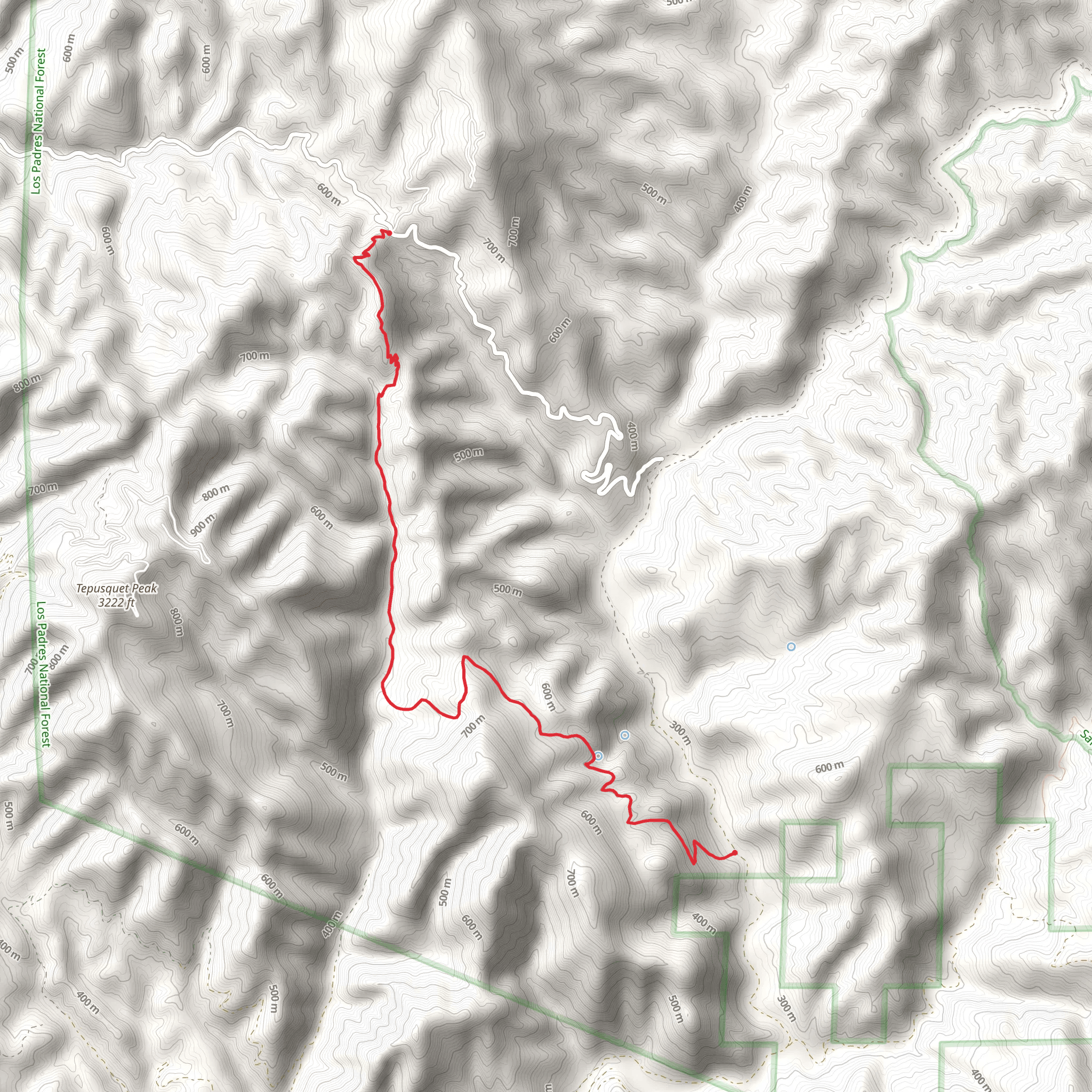 Alejandro Trail mobile static map