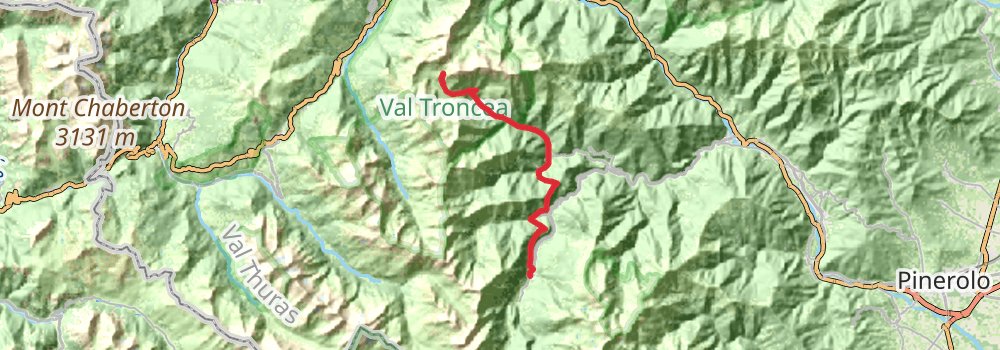 Grande Traversata delle Alpi stage 38 Map