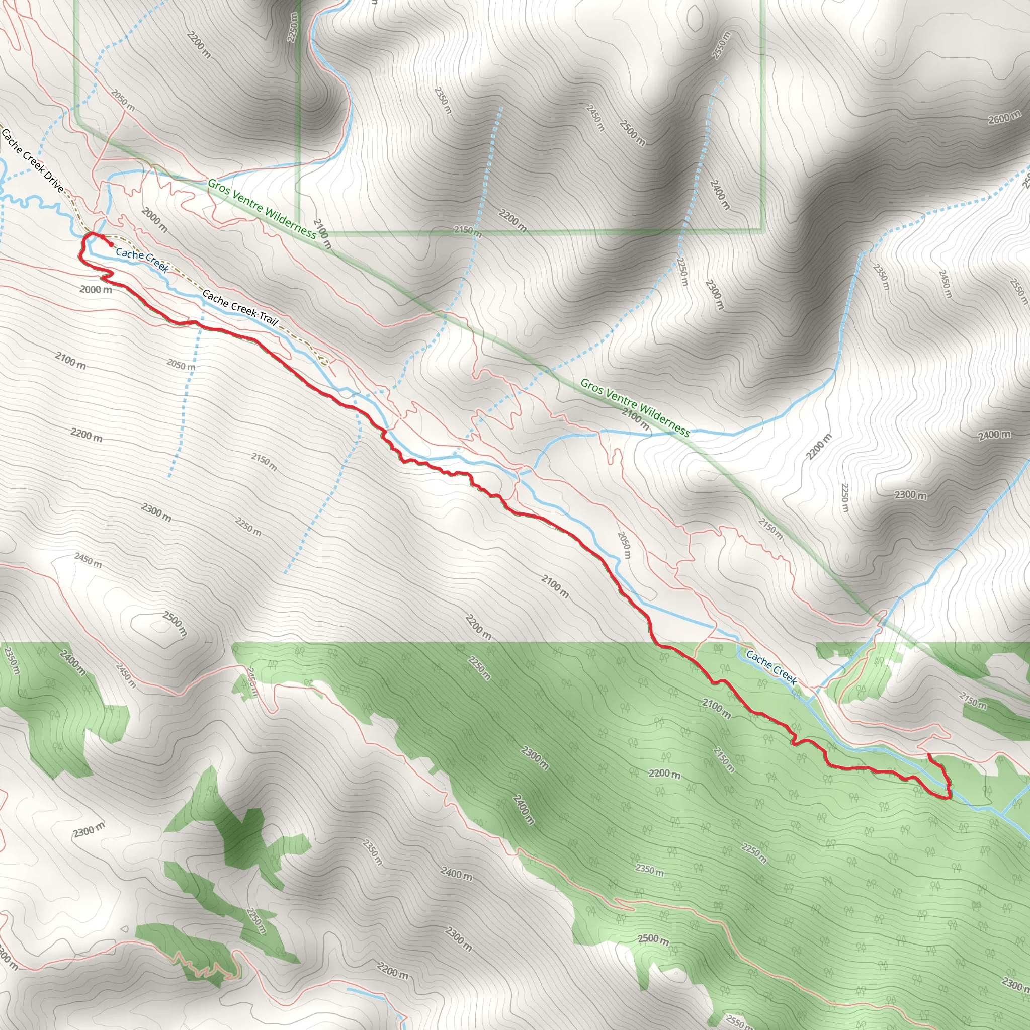 Hagen Trail mobile static map