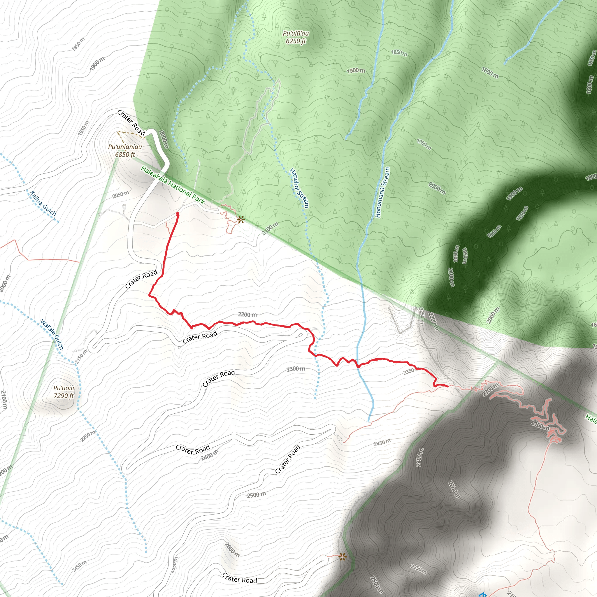 Supply Trail mobile static map
