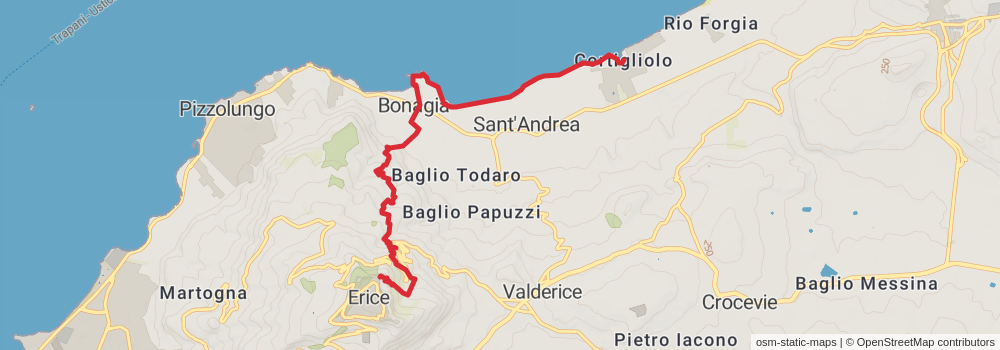 Sentiero Italia - Sicily Section stage 39 Map