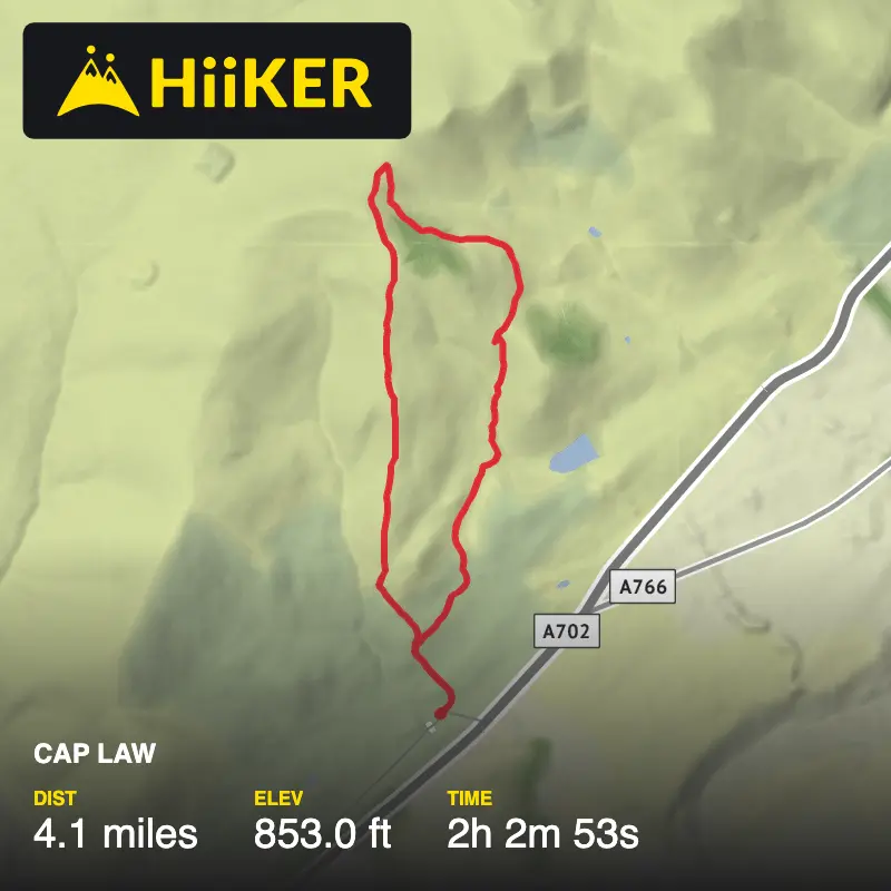 A map preview of the recording CAP LAW.