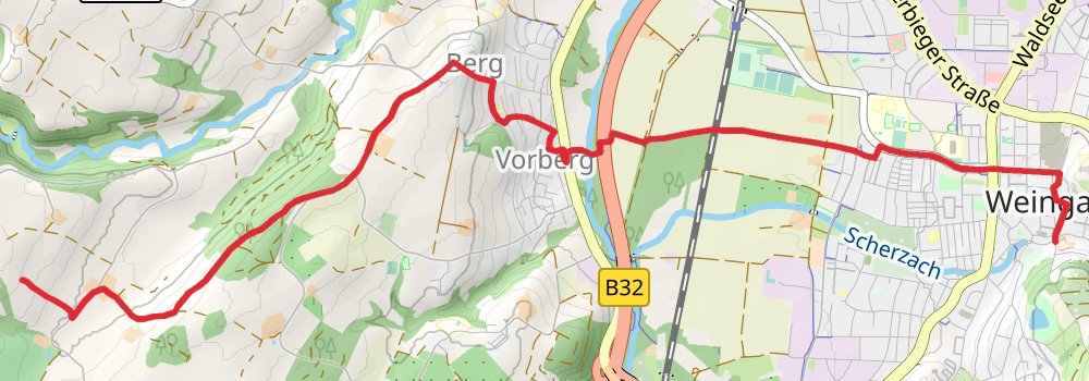 Martinusweg Regionalweg Süd stage 9 Map