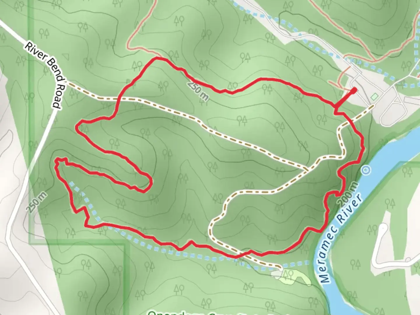 An image depicting the trail Deer Run Loop Trail and its surrounding area.