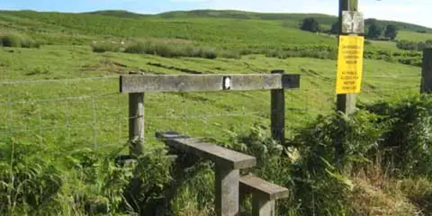 An image depicting the trail Ann Griffiths Walk and its surrounding area.