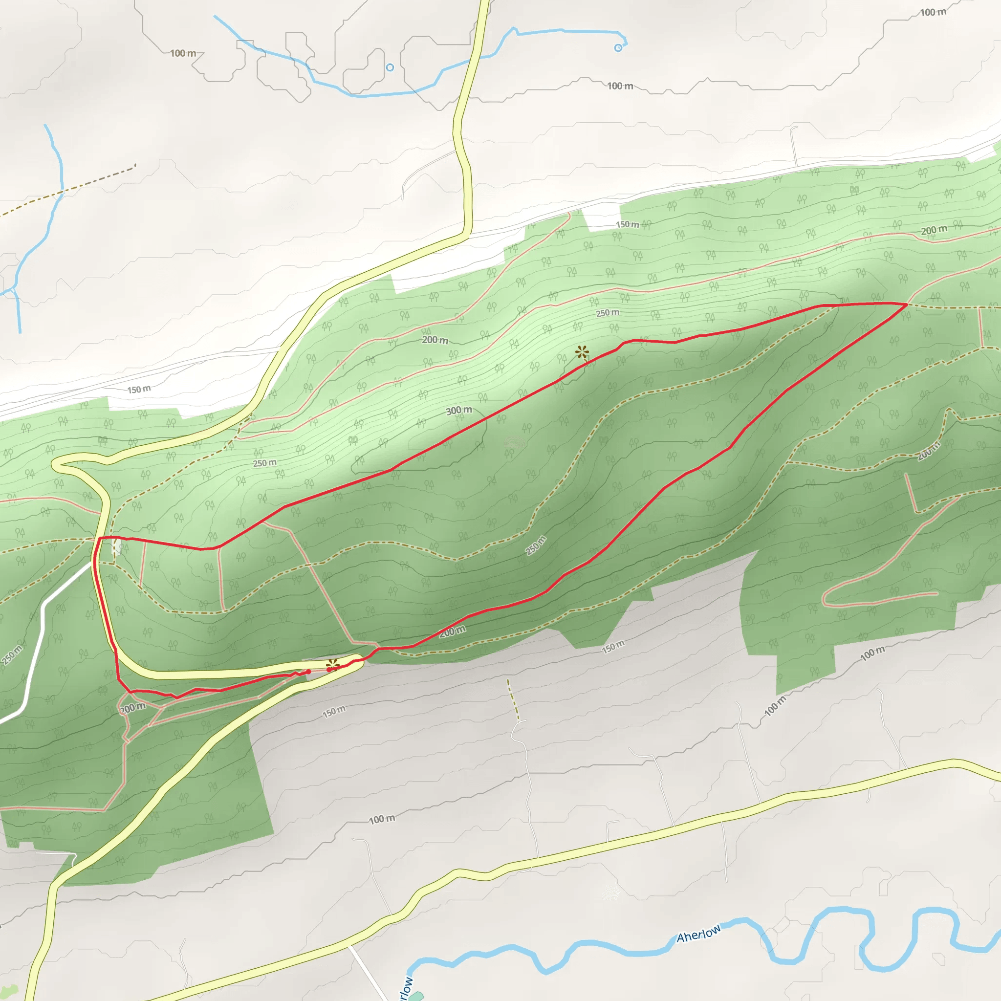 Glen of Aherlow - Rock an Thorabh Loop mobile static map