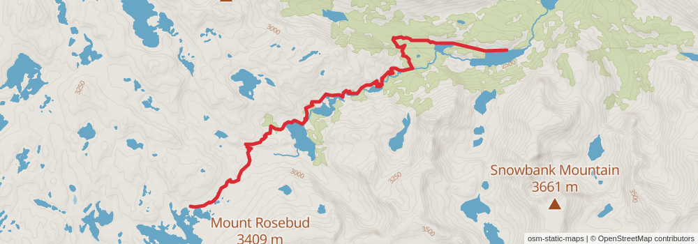 East Rosebud Trail stage 3 Map