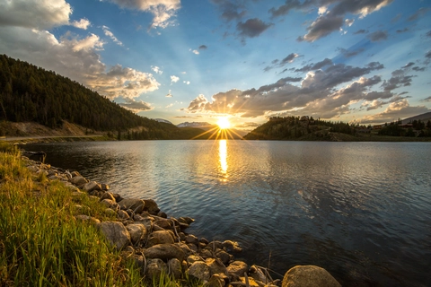 An image depicting the trail Lake Hill Comm Site Trail and its surrounding area.