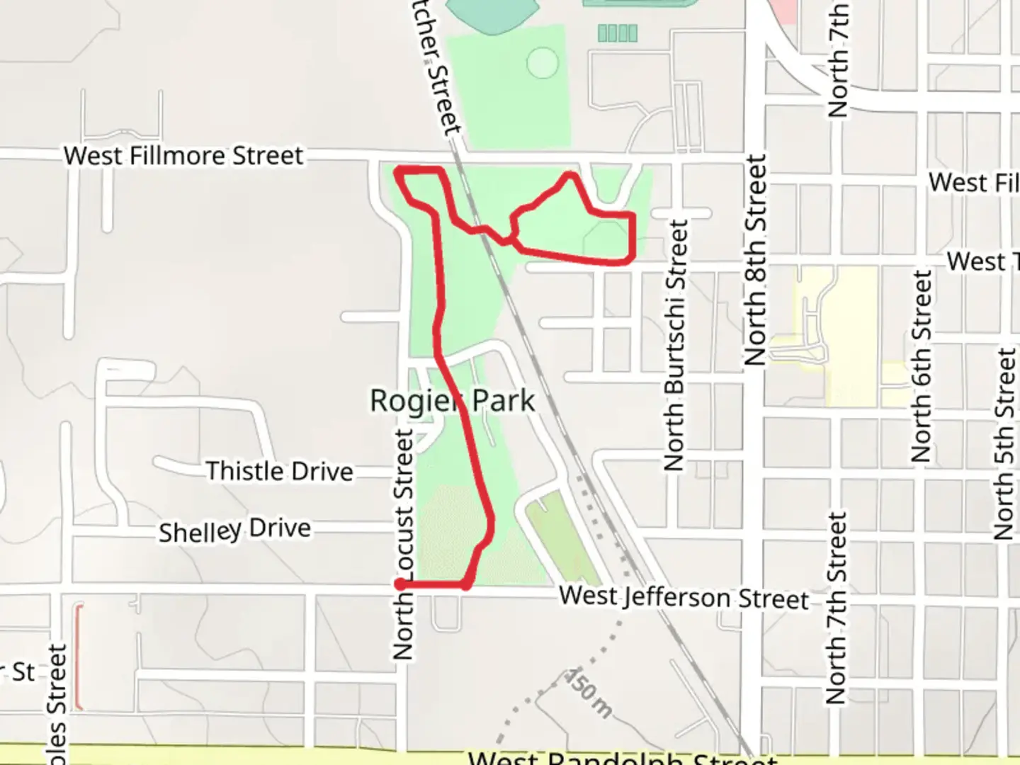 An image depicting the trail Lincoln Loop Trail and its surrounding area.