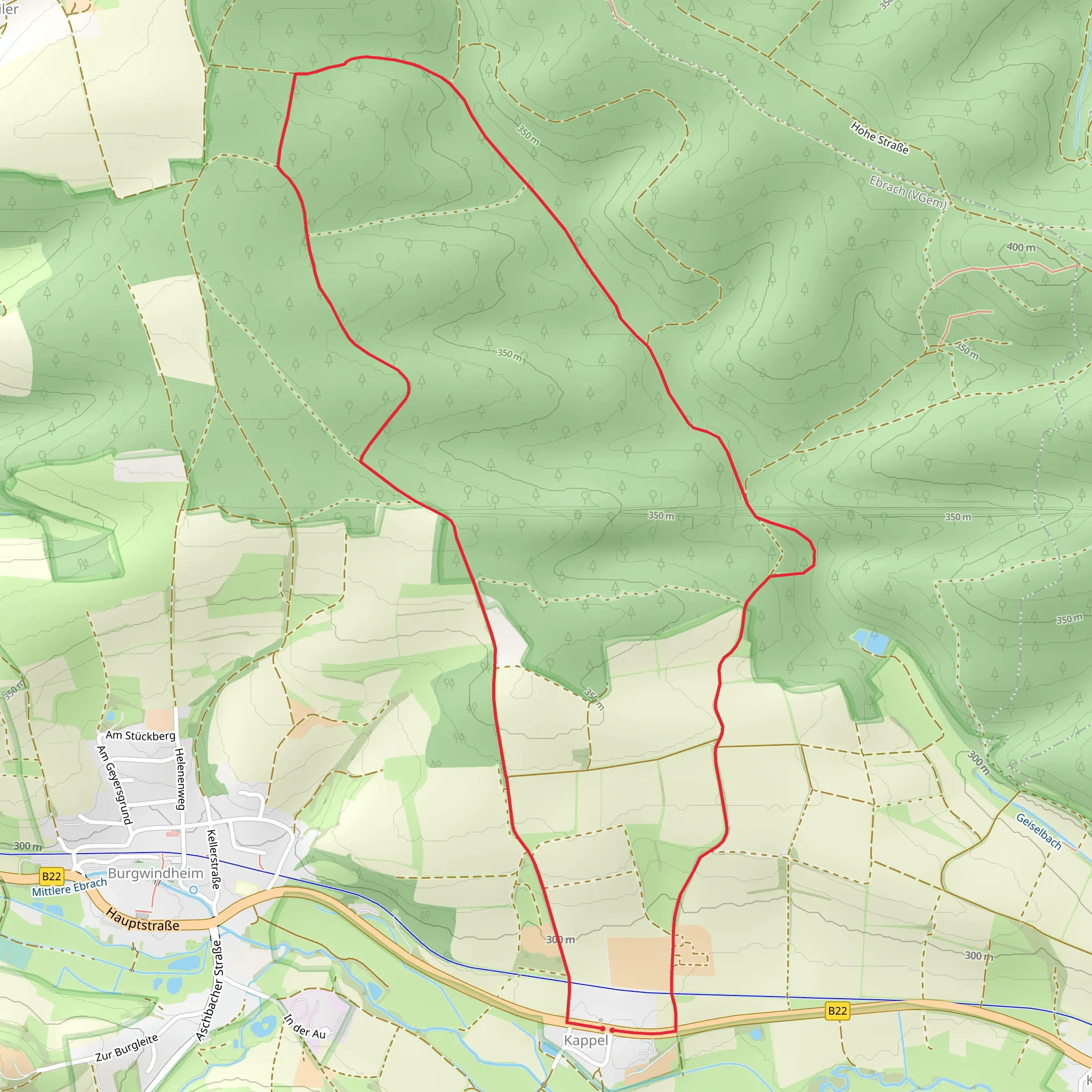 Gueterwald Loop mobile static map