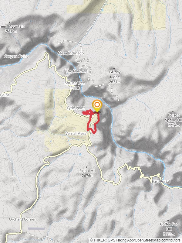 Oak Flat Loop Trail, Uplands Trail and Rim Rock Nature Loop Trail