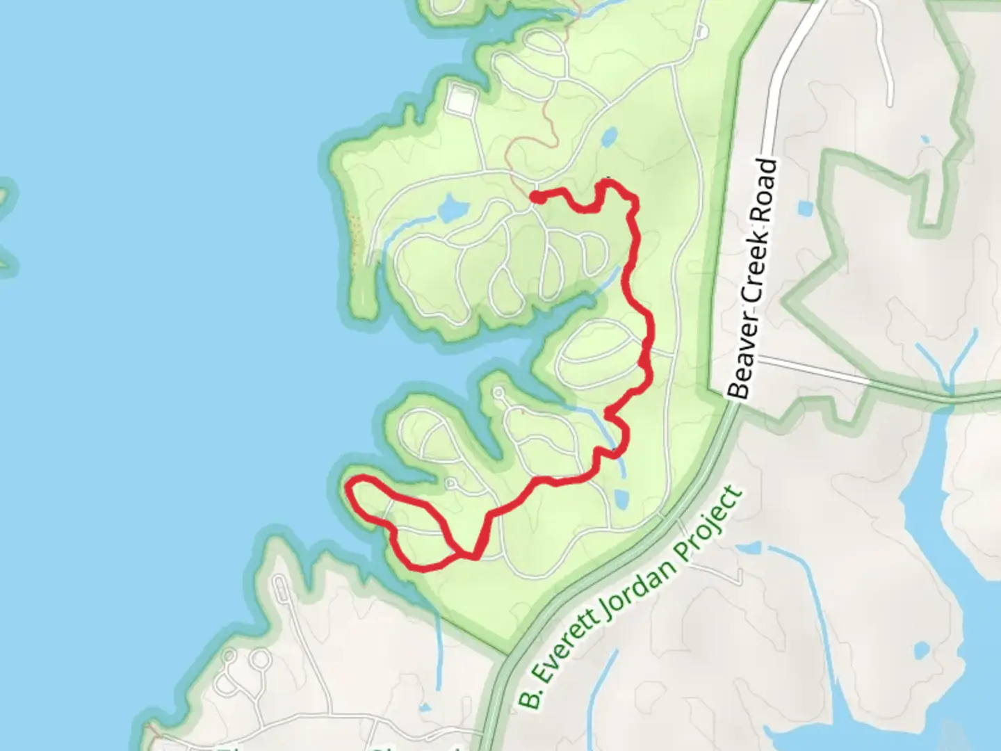 An image depicting the trail Poplar Point Trail and its surrounding area.