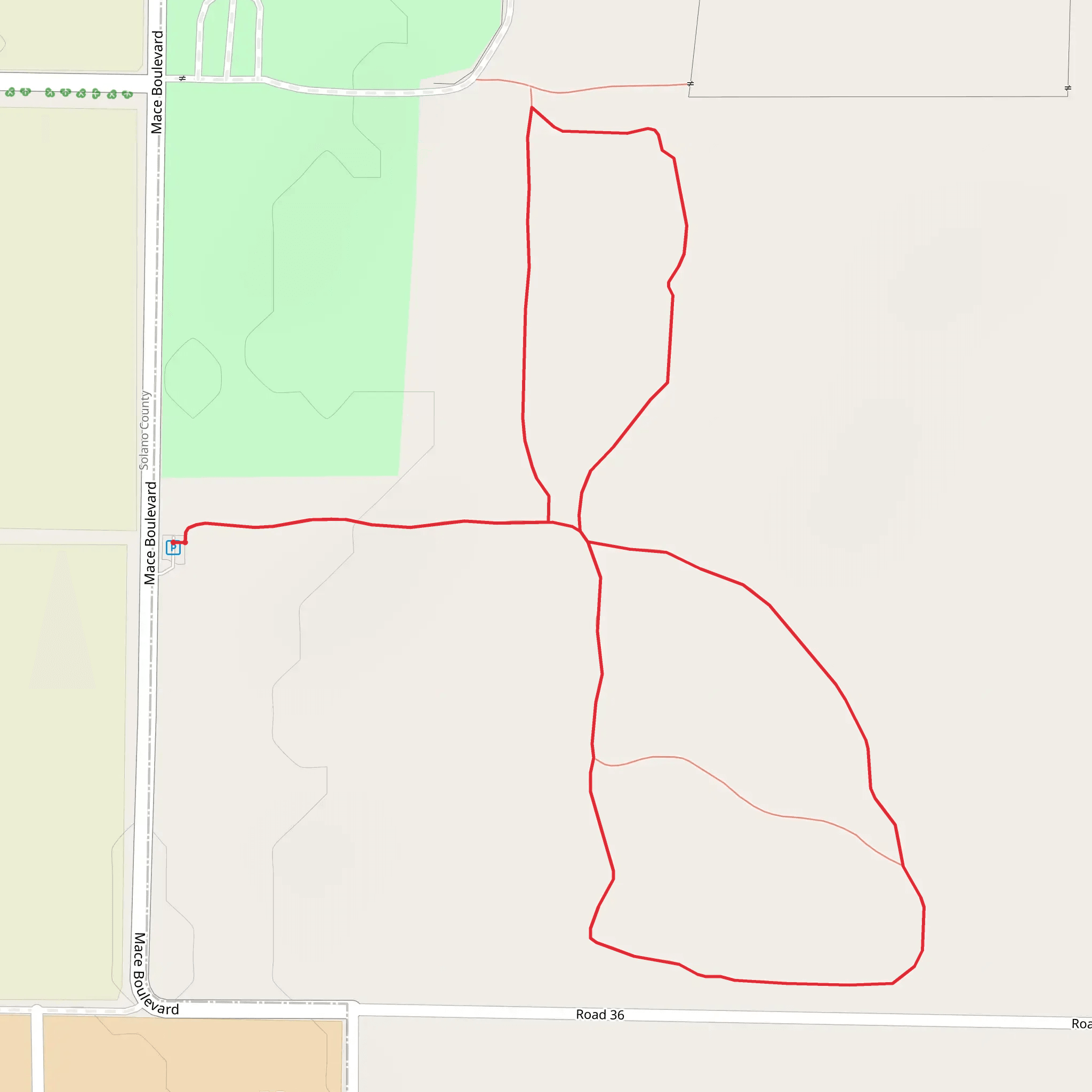 Mace Boulevard East Loop mobile static map