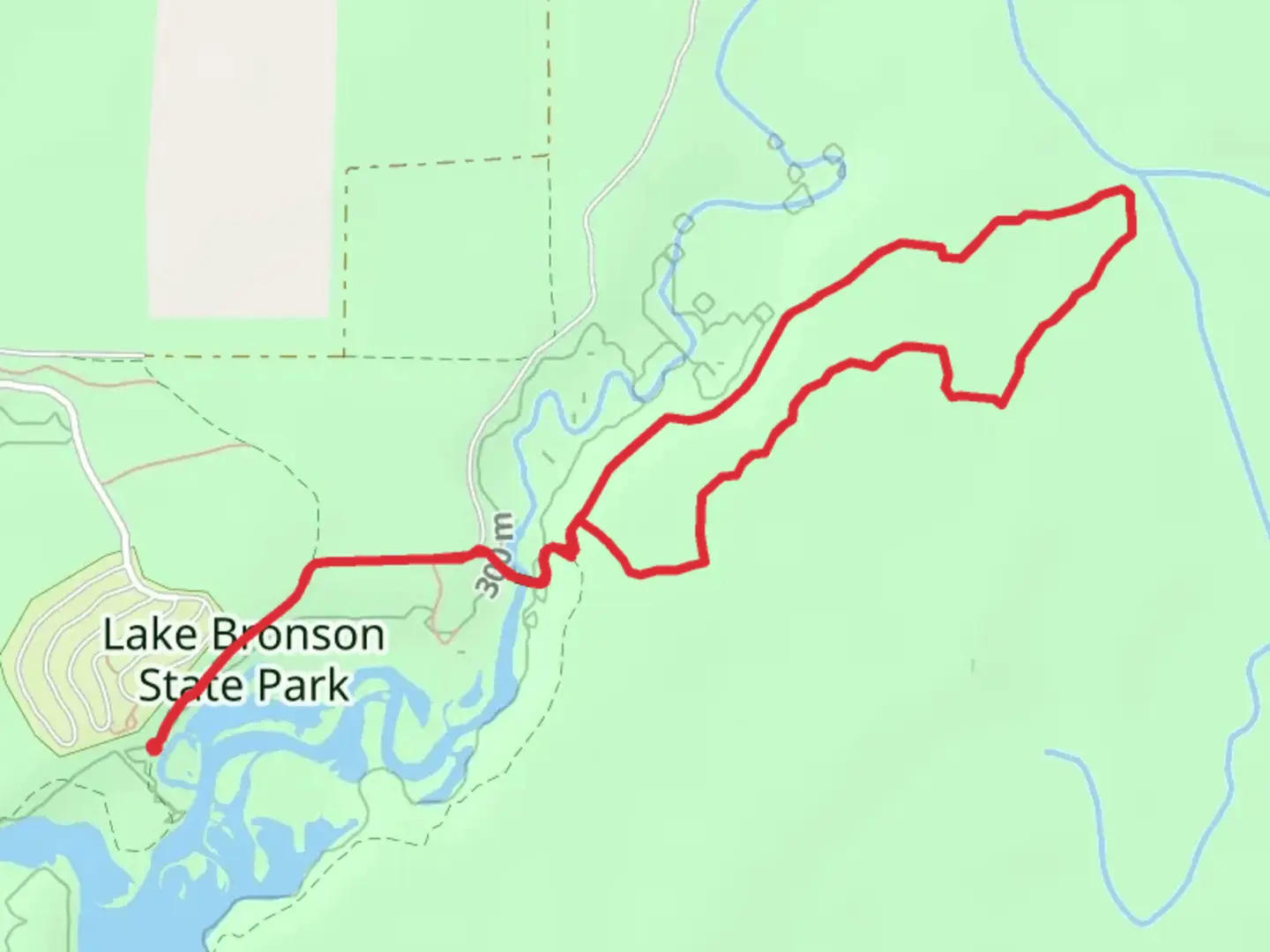 An image depicting the trail Meander Loop via Hiking Club Trail and its surrounding area.