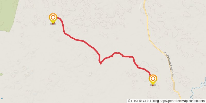 Bibbulmun Track stage 36 Map