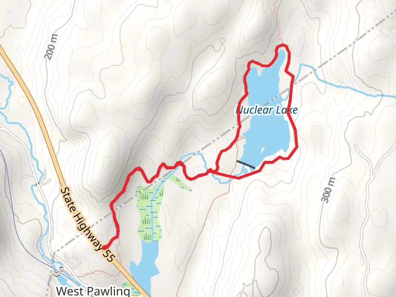 Nuclear Lake Trail Loop from State Highway 55