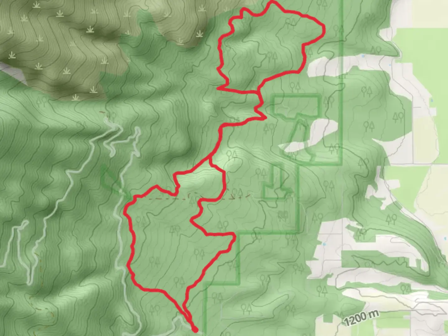 An image depicting the trail Coyote Coulee Trail and its surrounding area.