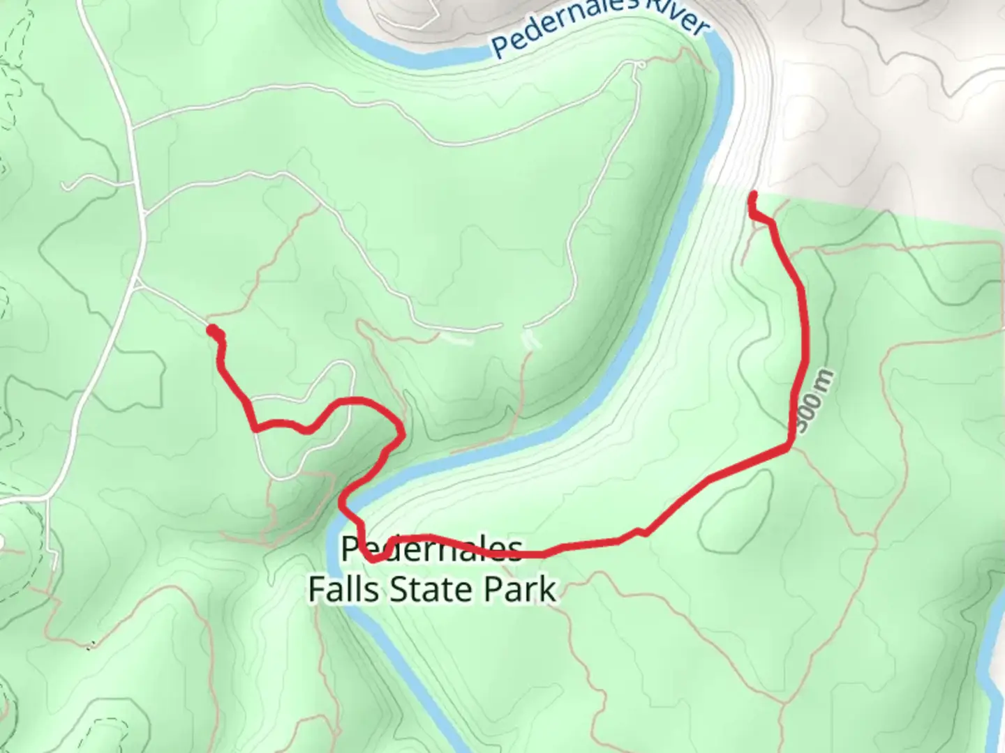An image depicting the trail Trammel Crossing and 5-5 Mile Loop Trail and its surrounding area.