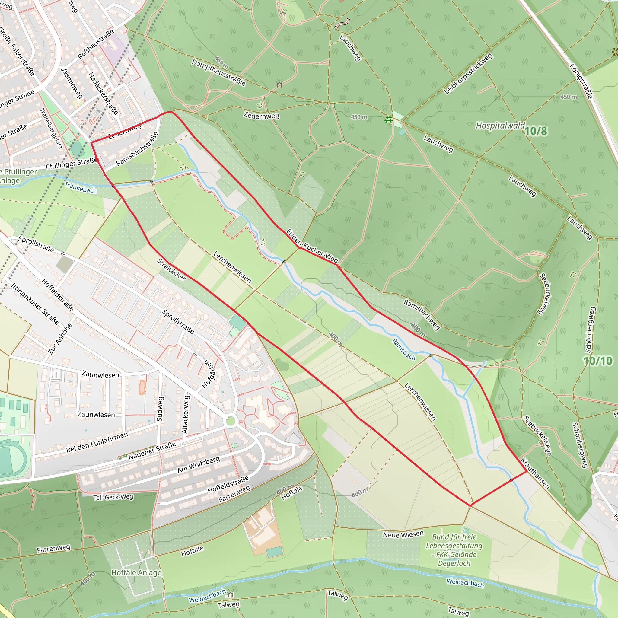 Eugen-Kucher-Weg Loop mobile static map