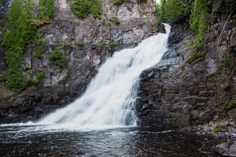 An image depicting the trail Caribou Falls - Superior Hiking Trail and its surrounding area.