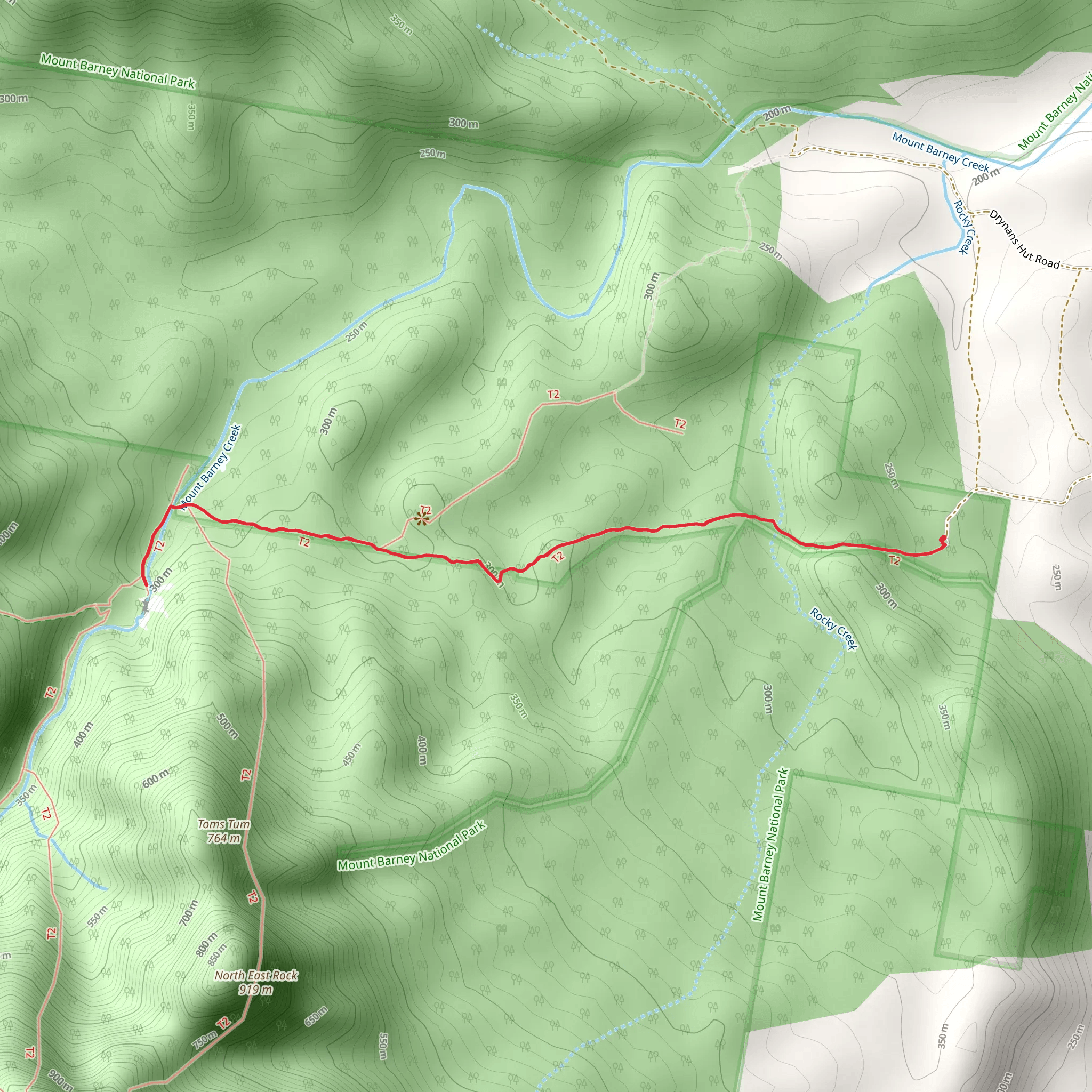 Lower Portals Track mobile static map