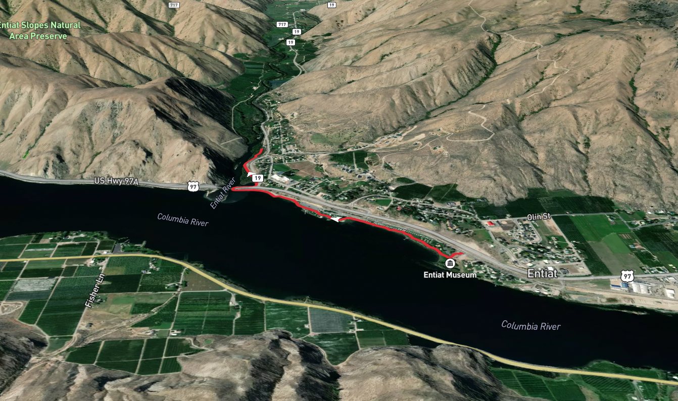 Entiat Park and Entiat River