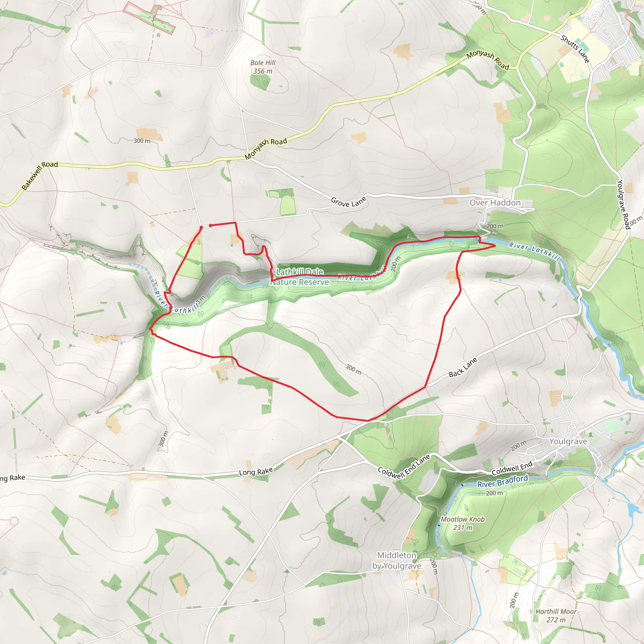 Haddon Grove Farm Walk mobile static map