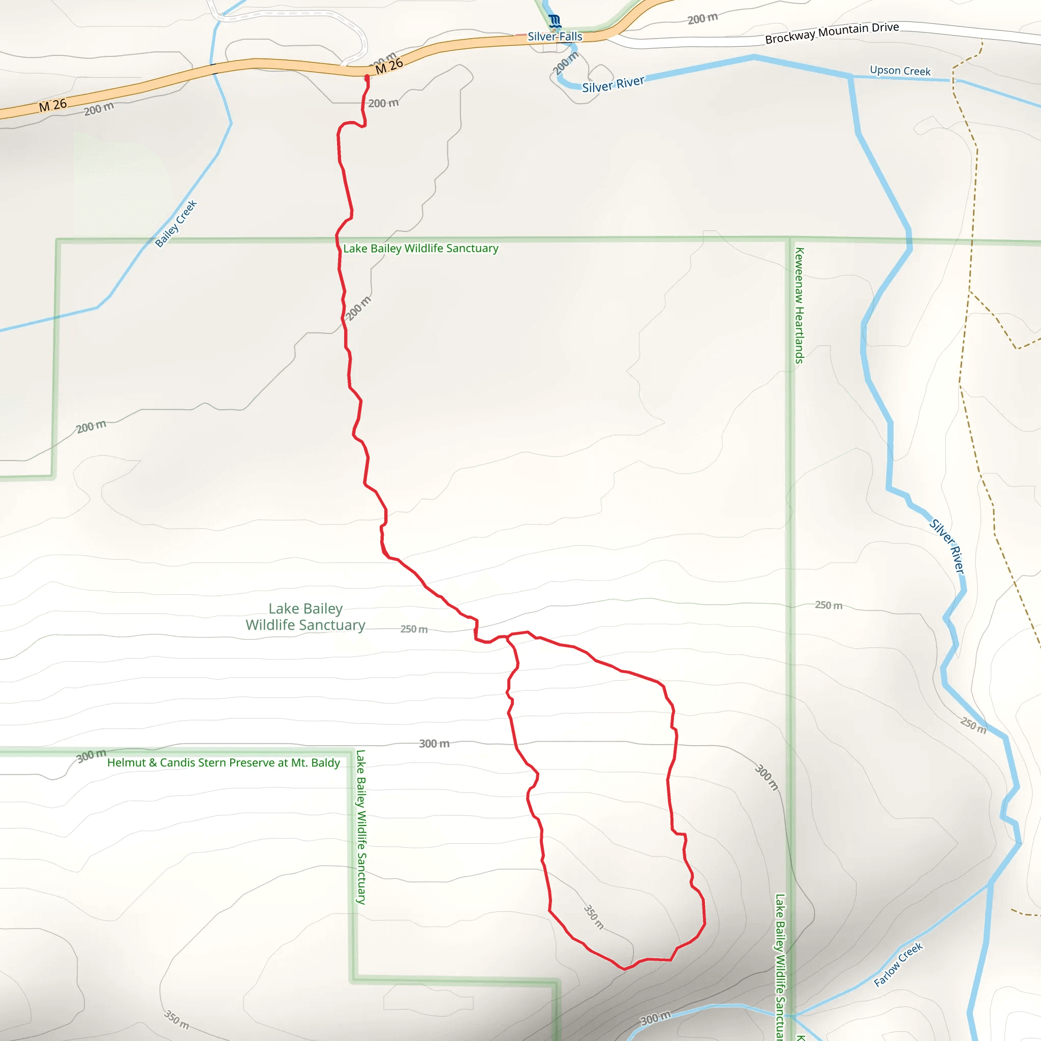 Copper County Audobon Loop Trail mobile static map