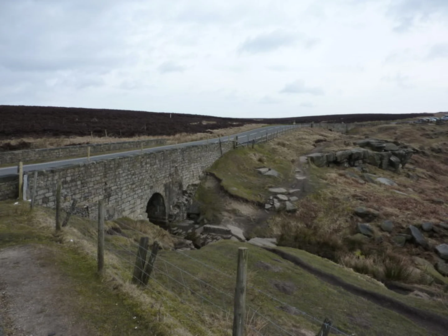 An image depicting the trail Redmires Upper Reservoir, Stanedge Pole and White Path Moss Loop and its surrounding area.