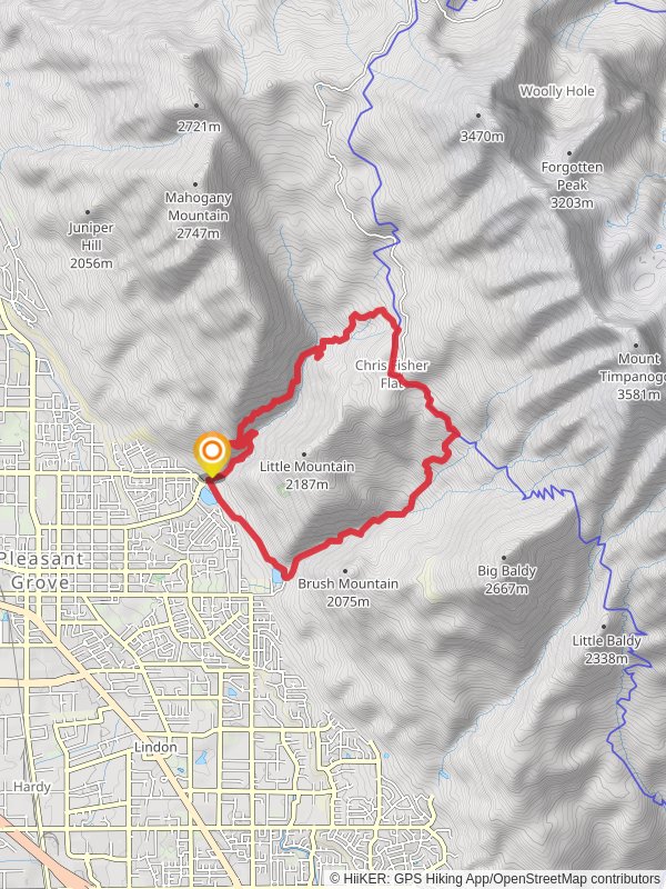 Grove Creek, Chris Fisher Flat and Battle Creek Loop Trail