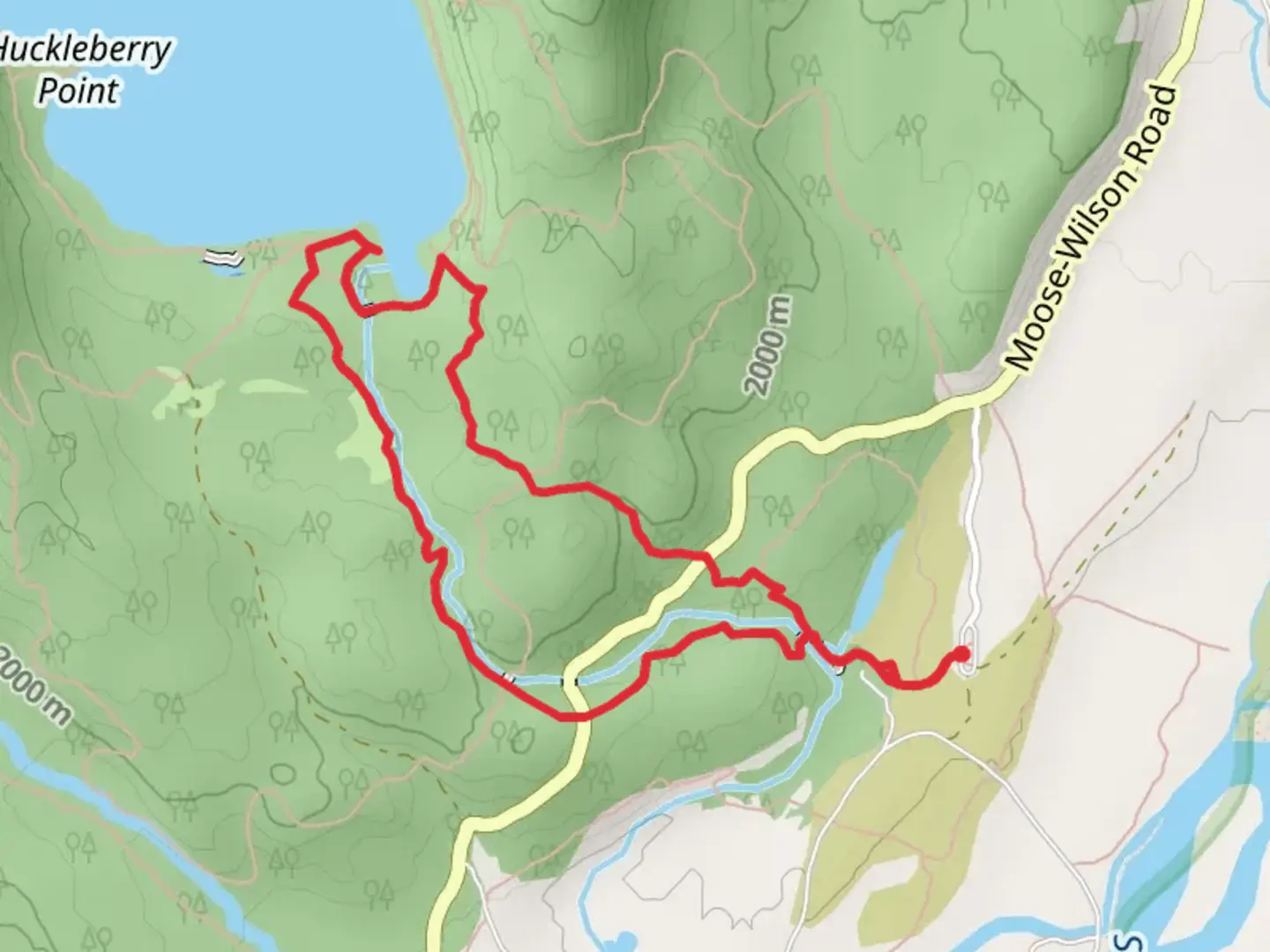 An image depicting the trail Lake Creek trail and Woodland Trail and its surrounding area.