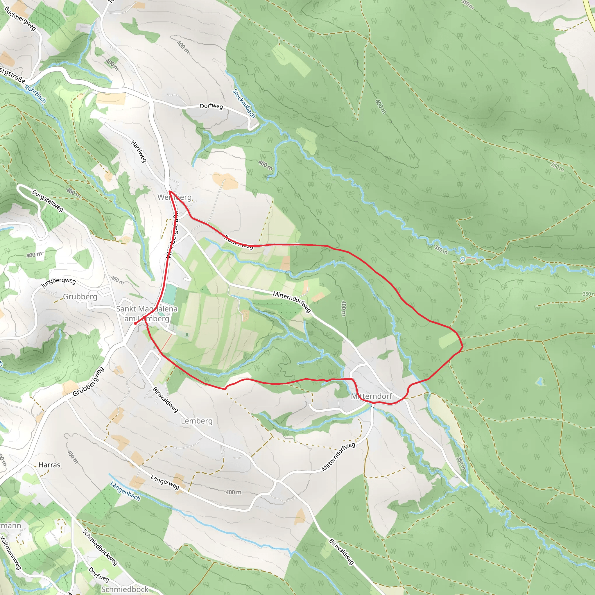 M3 Gassl-Rundwanderweg mobile static map