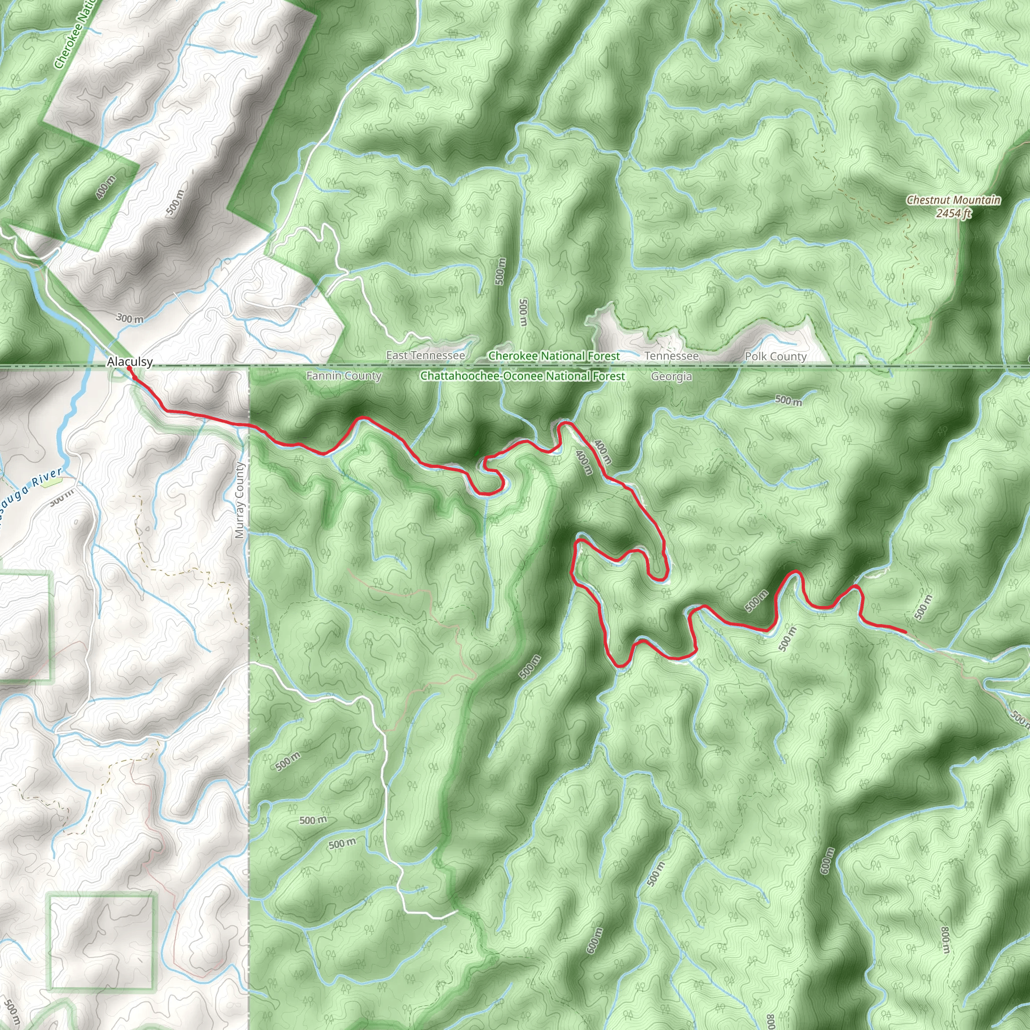 Jacks River mobile static map