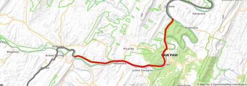 American Discovery Trail South Route stage 24 Map