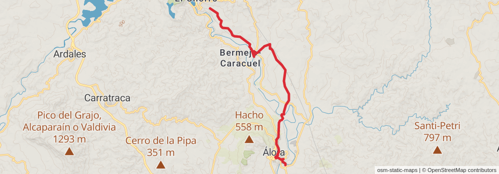 GR 248 Gran Senda del Guadalhorce stage 3 Map