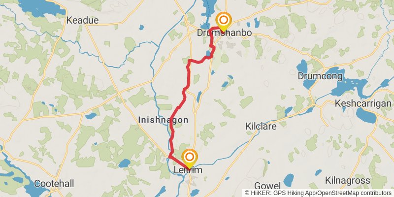 Leitrim Way stage 4 Map