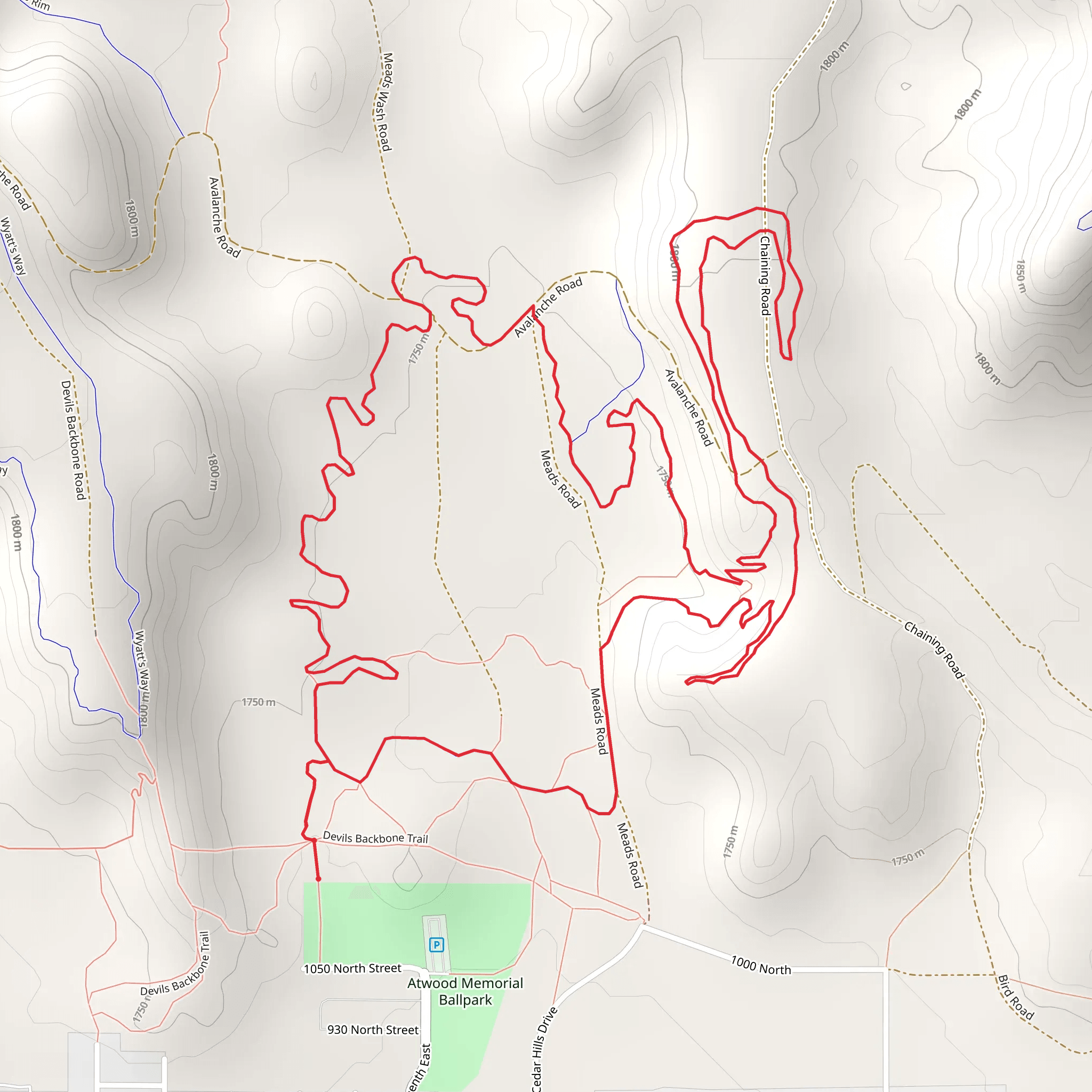 Cal Ripken Baseball Park Walk mobile static map