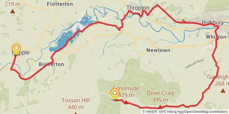 Reiver's Way stage 7 Map