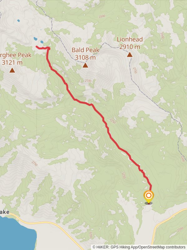 Targhee Creek from Forest Road 57