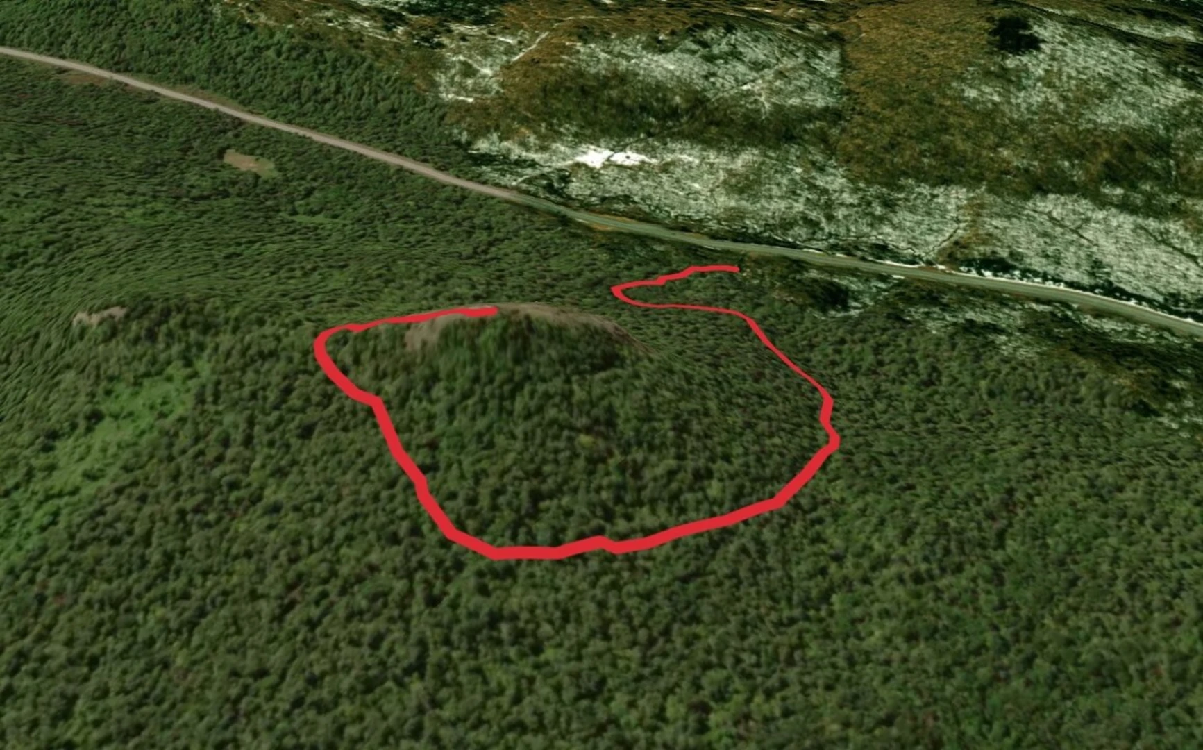 An image depicting the trail Coney Mountain Trail and its surrounding area.